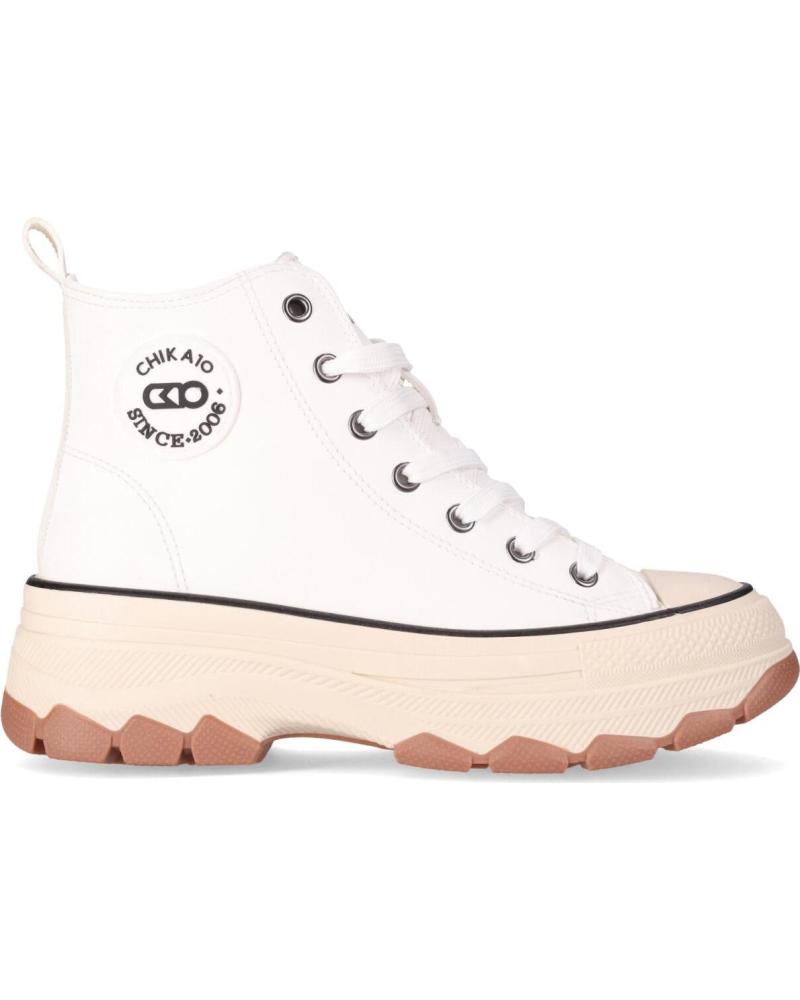 CHIKA10 VANIA 02 WEISSE SNEAKER BLANCO-WHITE