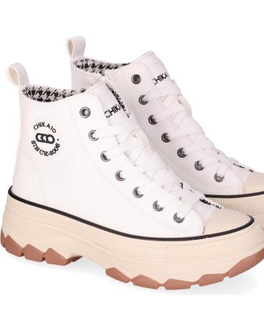 CHIKA10 VANIA 02 WEISSE SNEAKER BLANCO-WHITE