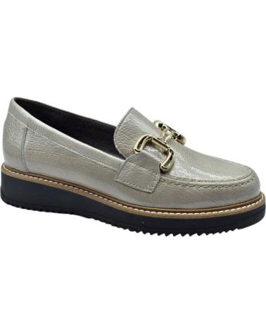 MOCASSINO PITILLOS IN VERNICE BEIGE CON DETTAGLIO METALLICO BEIGE