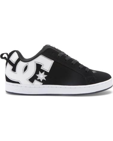ZAPATILLAS DC SHOES COURT GRAFFIK - BLACK WHITE STENCIL NAN