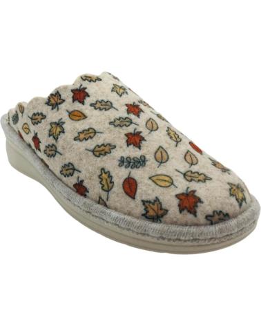 ZAPATILLA DE CASA PINTURINES J ORTEGA C-355-A BEIGE BEIGE