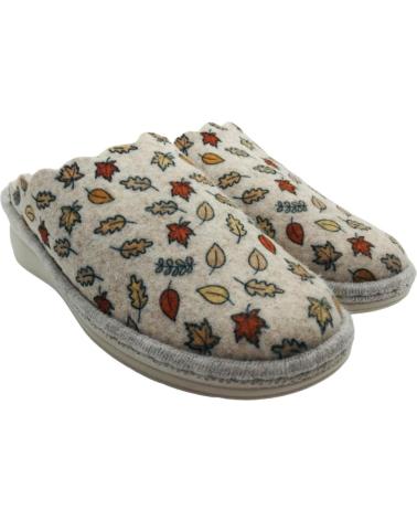 ZAPATILLA DE CASA PINTURINES J ORTEGA C-355-A BEIGE BEIGE