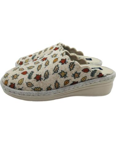 ZAPATILLA DE CASA PINTURINES J ORTEGA C-355-A BEIGE BEIGE