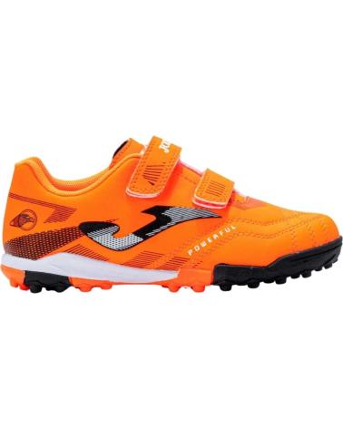 JOMA POWERFUL JR 2508 TURF ARANCIONE - SCARPE DA CALCIO CON STRAPPO 08