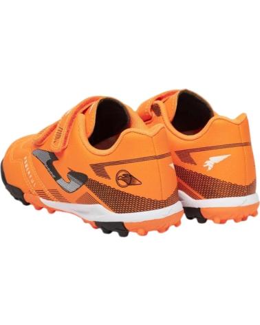 JOMA POWERFUL JR 2508 TURF ARANCIONE - SCARPE DA CALCIO CON STRAPPO 08