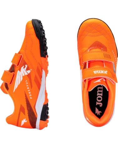 JOMA POWERFUL JR 2508 TURF ARANCIONE - SCARPE DA CALCIO CON STRAPPO 08