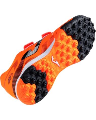 JOMA POWERFUL JR 2508 TURF ARANCIONE - SCARPE DA CALCIO CON STRAPPO 08