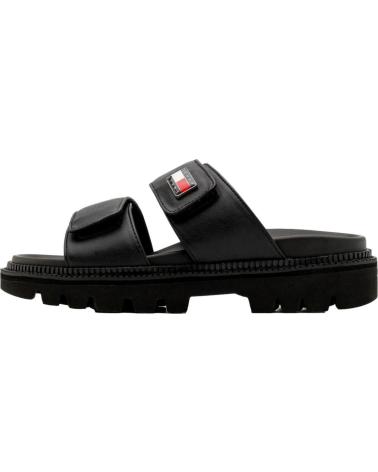 SANDALI PUFFED NERI TOMMY JEANS NEGRO