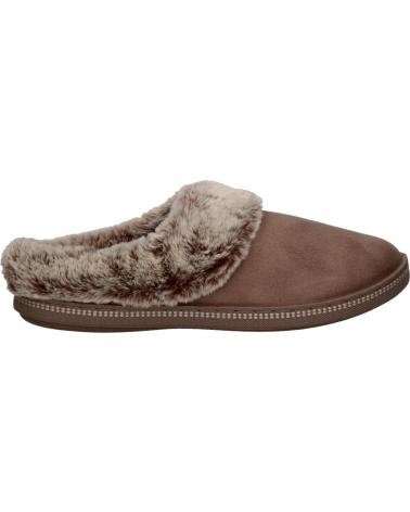 SKECHERS COZY CAMPFIRE LOVELY LIFE 167625 BROWN SLIPPERS WITH FUR LINING GRIS