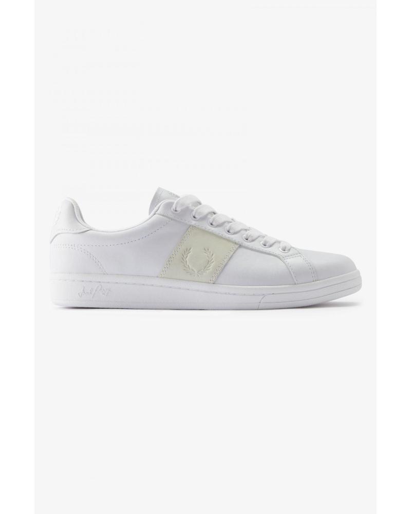 SNEAKERS FRED PERRY B6301 BIANCO BLANCO