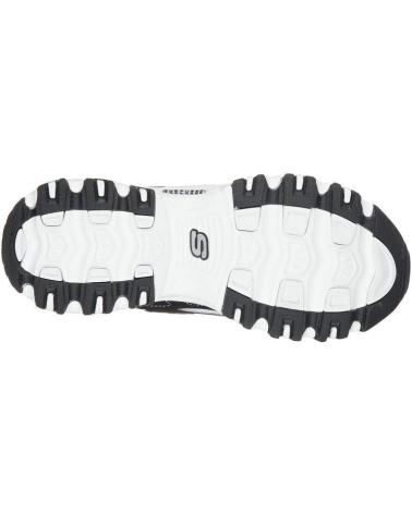 SKECHERS TÊNIS D'LITES 13154 PRETO E BRANCO BLANCO