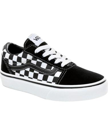 VANS WARD VN0A38J9PVJ1 NEGRO Y BLANCO CUADROS NEGRO