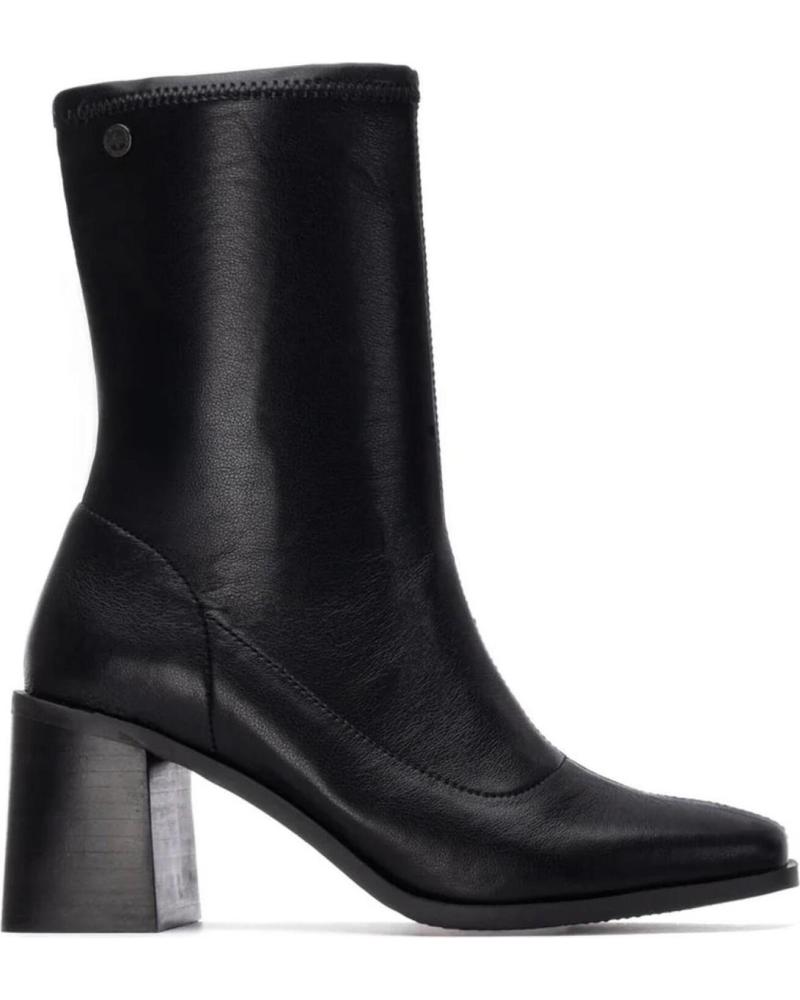 XTI BLOCK HEEL ANKLE BOOT 14471401 BLACK NEGRO