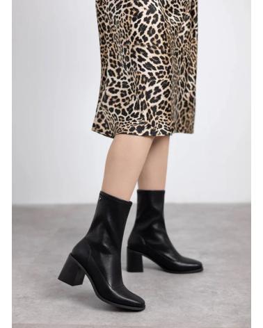 XTI BLOCK HEEL ANKLE BOOT 14471401 BLACK NEGRO