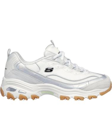SKECHERS ZAPATOS ZAPATOS MUJER ZAPATILLAS BAJAS MODELO D LITES COLOR BLANCO