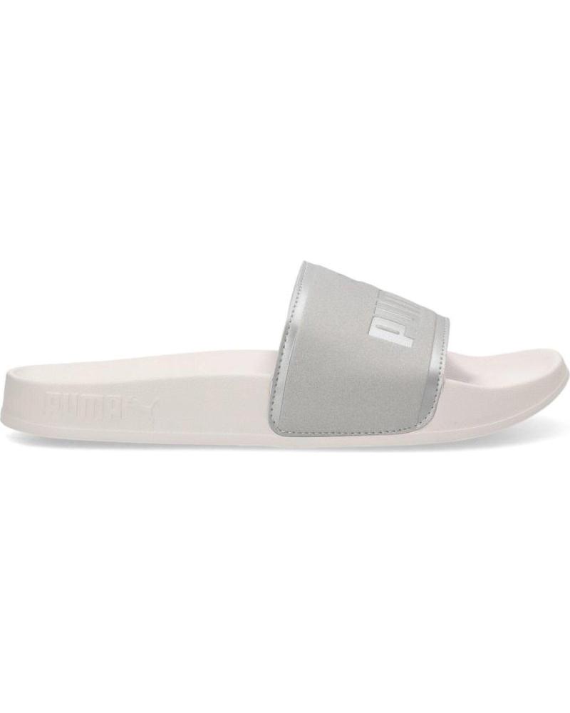 CHANCLAS PUMA LEADCAT 2.0 AQUA METALLICS GRIS BLANCO (401707 01) BLANCO