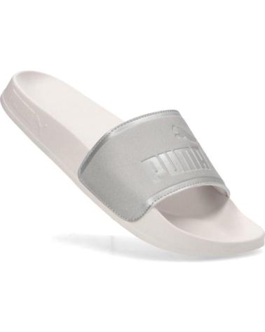 CHANCLAS PUMA LEADCAT 2.0 AQUA METALLICS GRIS BLANCO (401707 01) BLANCO