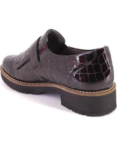 PITILLOS 10772 MOKASSINS KROKODIL-OPTIK BURGUND BURDEOS