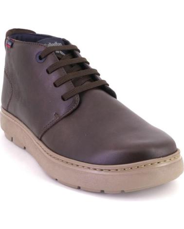 STIVALETTI CHUKKA CALLAGHAN 60601 IN PELLE MARRONE CON LACCI MARRON