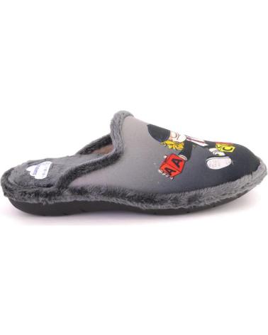 ZAPATILLAS DE CASA SUAVEFLEX 200-ACDC GRIS GRIS