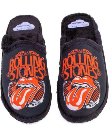 PANTOFOLE SUAVEFLEX 200-ROLLING NERO NEGRO