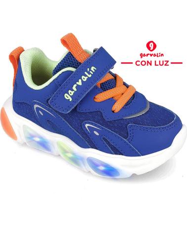 GARVALIN ZAPATILLA LUCES 251808 AZUL
