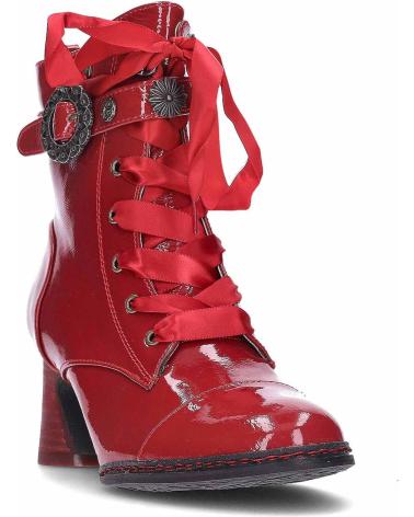 STIVALETTI LAURA VITA INCAO 10 ROSSO VERNICE ROJO