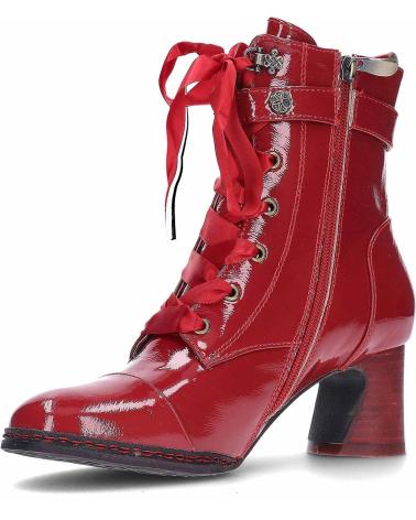 STIVALETTI LAURA VITA INCAO 10 ROSSO VERNICE ROJO