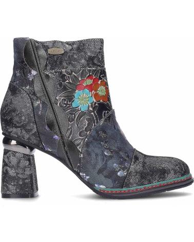 STIVALETTI LAURA VITA KINOAO 20 NERO STAMPA FLOREALE NEGRO