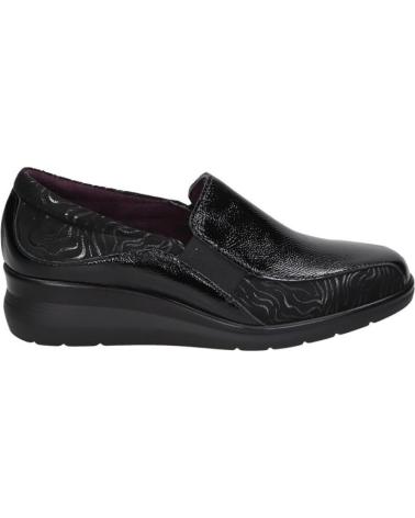 PITILLOS MOKASSINS 10730 AUS SCHWARZEM LACKLEDER MIT LEDERKOMFORT NEGRO