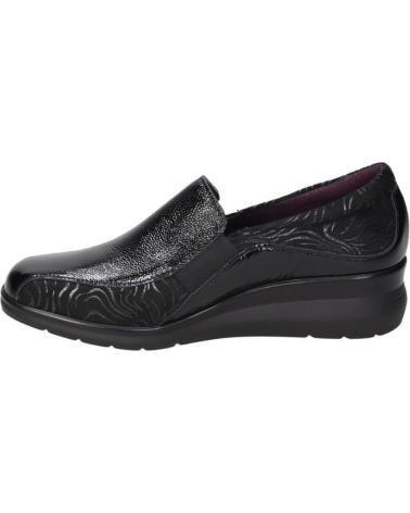 PITILLOS MOKASSINS 10730 AUS SCHWARZEM LACKLEDER MIT LEDERKOMFORT NEGRO