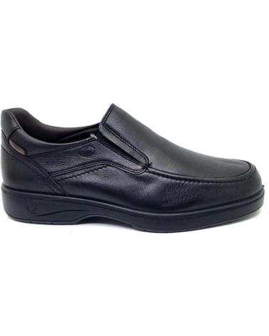 LUISETTI LEATHER LOAFER MODEL 37703 BLACK NEGRO
