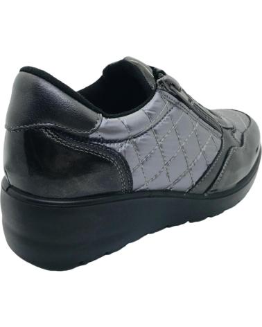 D`CUTILLAS DOCTOR CUTILLAS 45415 GEPOLSTERTER SNEAKER GRAPHIT GRAU UND SCHWARZ NEGRO