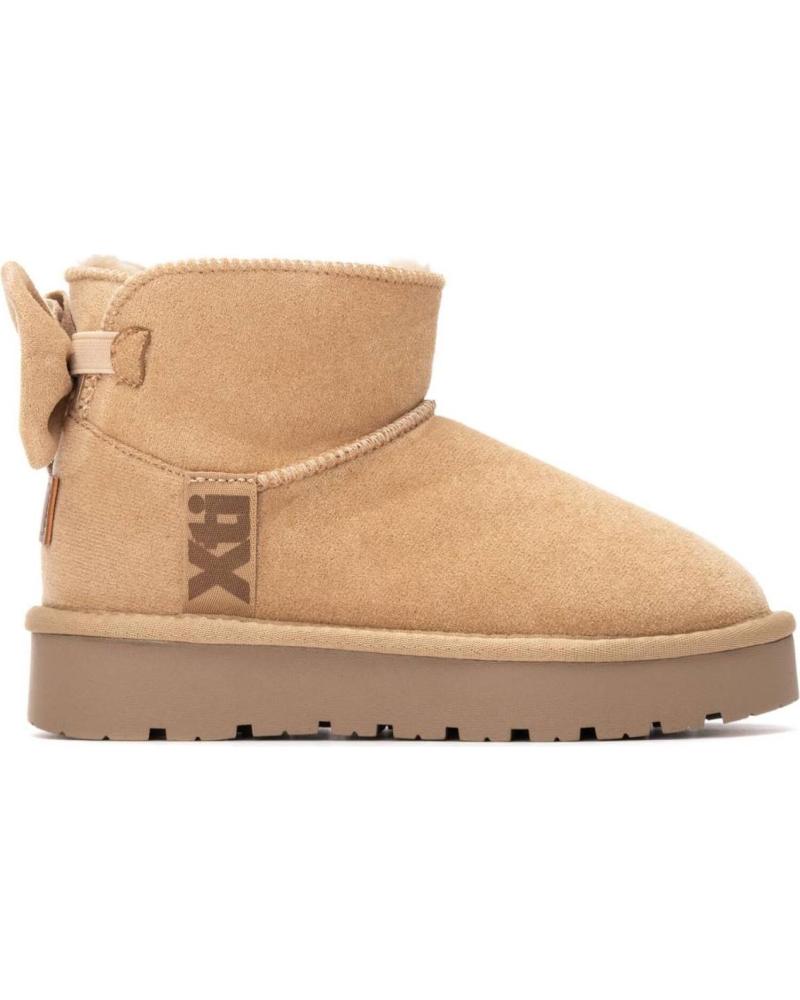 XTI 151299 BEIGE ANKLE BOOTS WITH BOW BEIGE