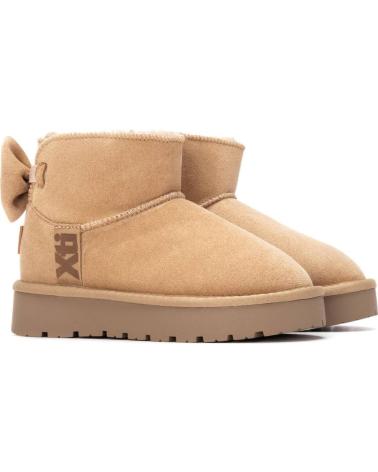 XTI 151299 BEIGE ANKLE BOOTS WITH BOW BEIGE