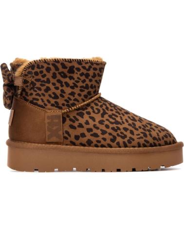 XTI 151299 LEOPARD ANKLE BOOTS WITH BOW LEOPARDO