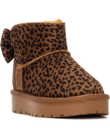 STIVALI CORTI XTI 151299 LEOPARDATO CON FIOCCO LEOPARDO