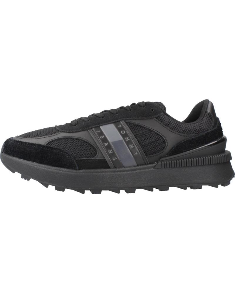 Zapatillas Deporte De Hombre TOMMY JEANS - ZAPATILLAS NEGRAS PARA HOMBRE - RUNNERS  NEGRO