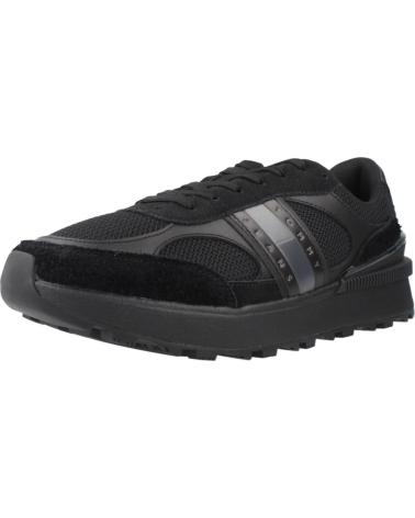 Zapatillas Deporte De Hombre TOMMY JEANS - ZAPATILLAS NEGRAS PARA HOMBRE - RUNNERS  NEGRO
