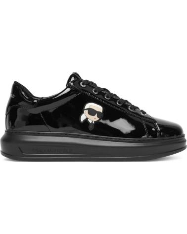 ZAPATILLAS KARL LAGERFELD KAPRI NFT LO LACE SHINE NEGRAS NEGRO