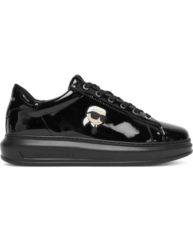 ZAPATILLAS KARL LAGERFELD KAPRI NFT LO LACE SHINE NEGRAS NEGRO
