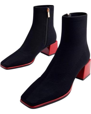 GIOSEPPO ELASTISCHE STIEFELETTEN INGER SCHWARZ NEGRO