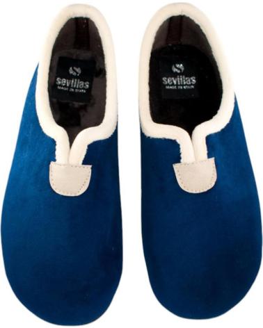 SEVILLAS ZAPATILLAS DE CASA CERRADAS CÁLIDAS Z4SE AZUL MARINO