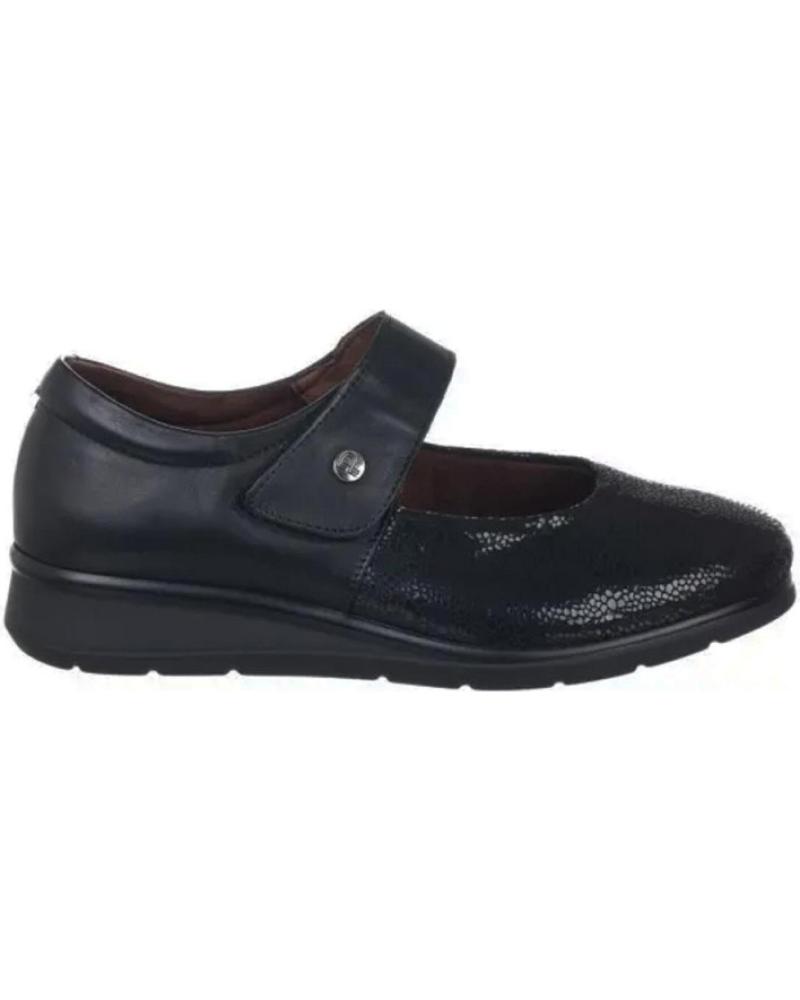 PITILLOS MARY-JANES SPORT 10712 AUS SCHWARZEM LEDER NEGRO