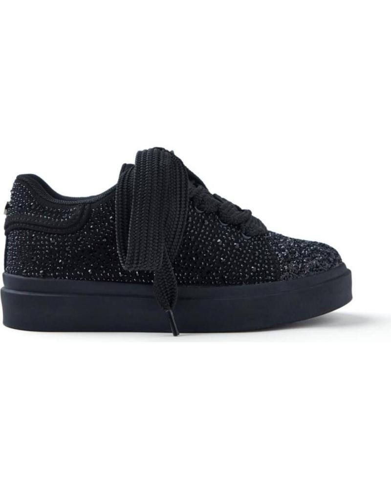 GIOSEPPO SNEAKERS TELA BRILLANTI NERE 76281 NEGRO