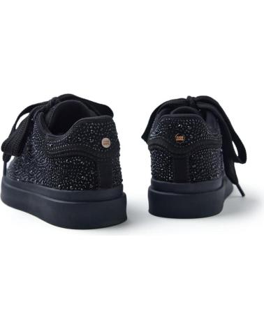 GIOSEPPO SNEAKERS TELA BRILLANTI NERE 76281 NEGRO