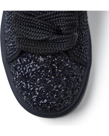 GIOSEPPO SNEAKERS TELA BRILLANTI NERE 76281 NEGRO