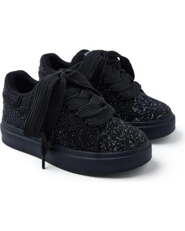 GIOSEPPO SNEAKERS TELA BRILLANTI NERE 76281 NEGRO