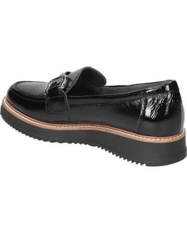 PITILLOS MOKASSINS 10760 SCHWARZ AUS LACKLEDER MIT SCHNALLE UND PLATEAU NEGRO