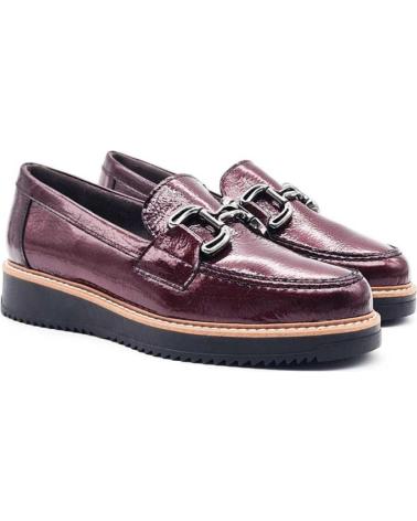 PITILLOS MOKASSINS 10760 AUS LACKLEDER IN BORDEAUX ROJO